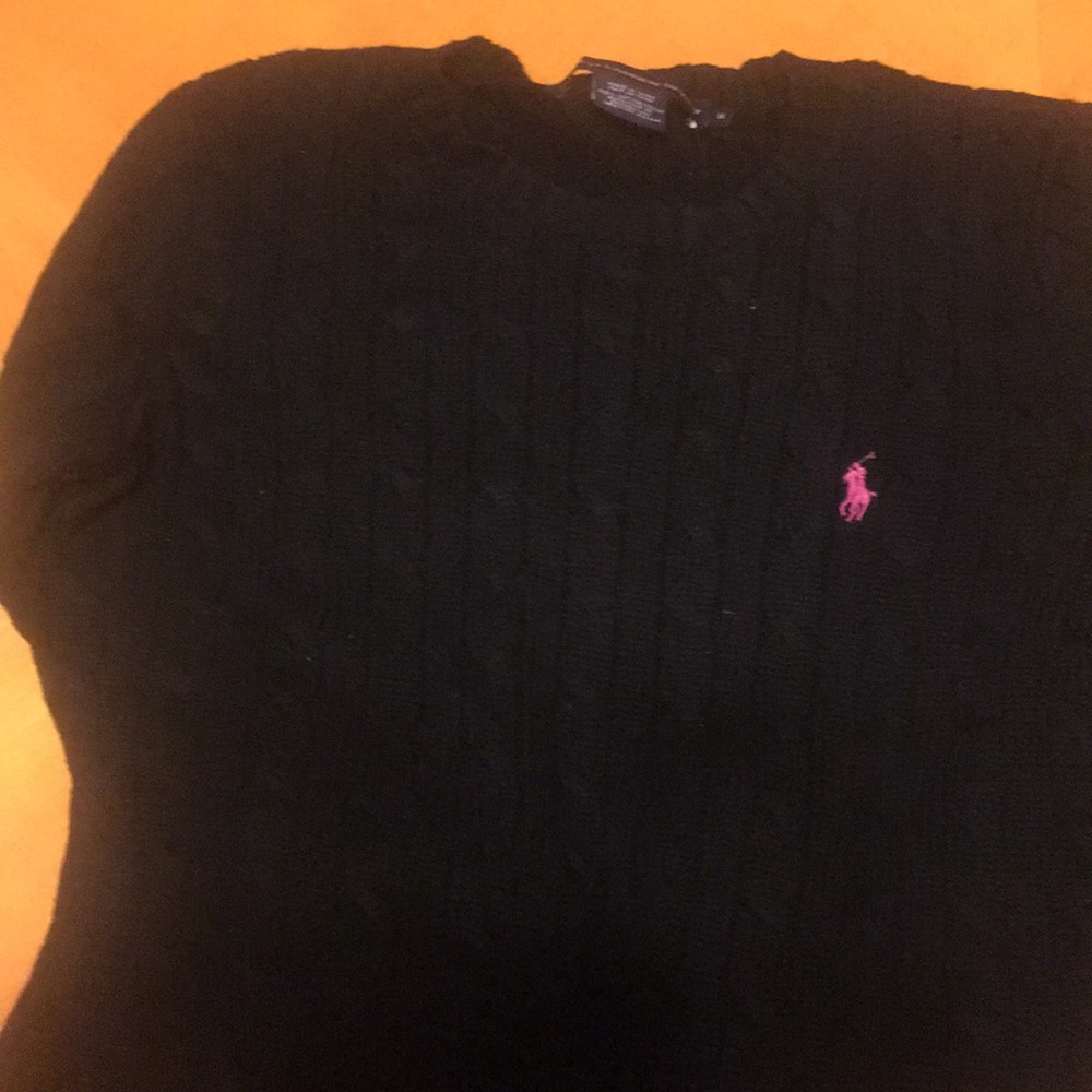 Authentic black Ralph Lauren sweater